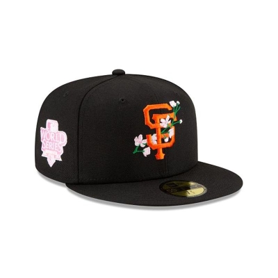 Sapca New Era San Francisco Giants MLB Side Patch Bloom 59FIFTY Fitted - Negrii